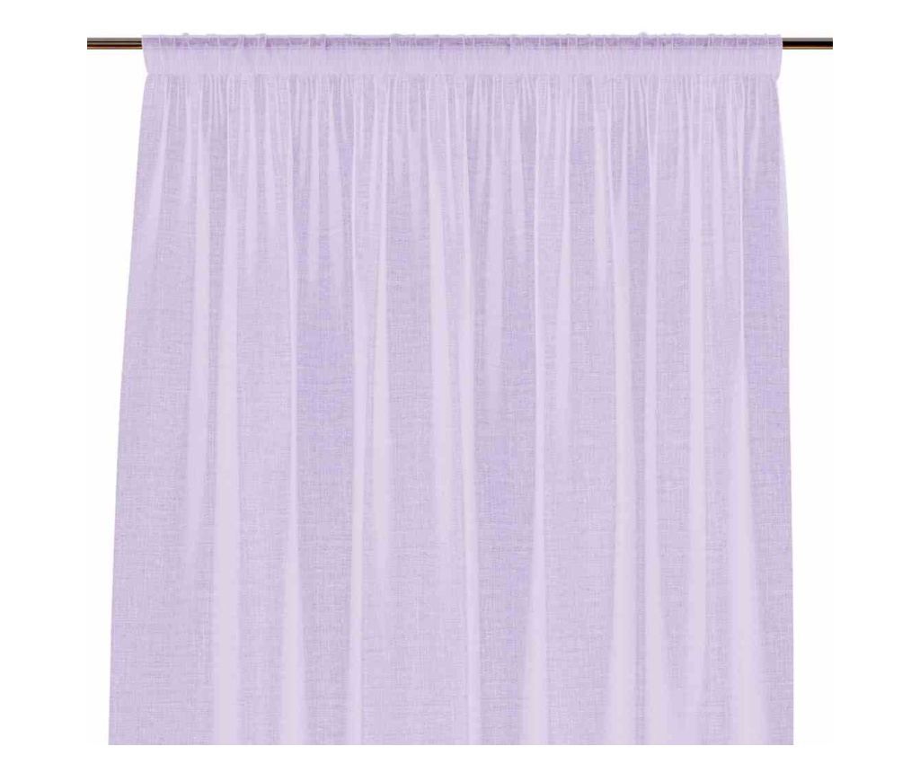 Klasszikus hímzett függöny rúdbújtatóval, Lunare, 48 g/m², Amelia Home, 140x250 cm, Lila Lunare 140x250 cm - 5