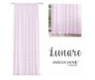 Klasszikus hímzett függöny rúdbújtatóval, Lunare, 48 g/m², Amelia Home, 140x250 cm, Rózsaszín Lunare 140x250 cm thumbnail 2