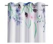Virágmintás klasszikus voile függöny ezüst karikákkal, Meadow, 48 g/m², Amelia Home, 140x270 cm, Fehér Meadow 140x270 cm thumbnail 3