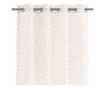 Voile függöny ezüst karikákkal, Molisa, 48 g/m², Amelia Home, 140x270 cm, Krém Molisa 140x270 cm thumbnail 3