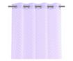 Voile függöny ezüst karikákkal, Molisa, 48 g/m², Amelia Home, 140x270 cm, Lila Molisa 140x270 cm thumbnail 3