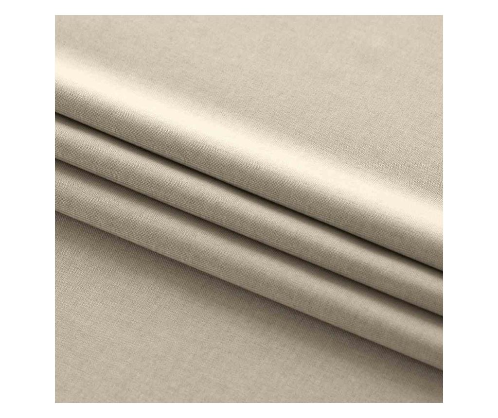 Draperie stil clasic cu rejansa pliuri 9.5 cm, Carmena, 185 g/mp, Homede, 220x245 cm, Bej - 5
