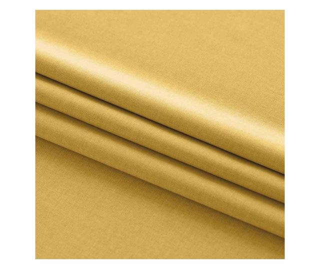 Klasszikus stílusú függöny méhsejt típusú 10 cm-es redővel, Carmena, 185 g/nm, Homede, 220x300 cm, Sárga