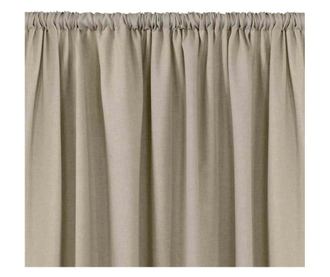 Klasszikus stílusú függöny 5 cm-es redővel, Carmena, 185 g/nm, Homede, 450x300 cm, Bézs
