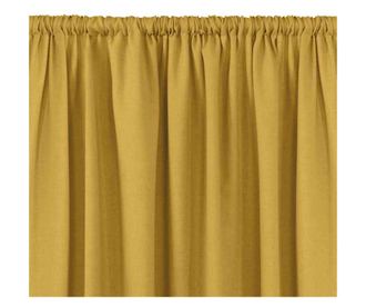 Klasszikus stílusú függöny 5 cm-es redővel, Carmena, 185 g/nm, Homede, 300x270 cm, Sárga