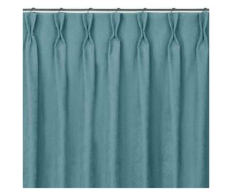 Klasszikus stílusú redőny 9,5 cm-es redővel, Milana, 210 g/nm, Homede, 220x225 cm, kék
