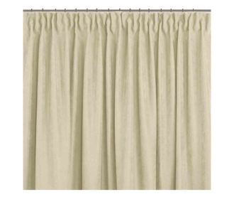 Klasszikus stílusú függöny méhsejt típusú 10 cm-es redővel, Milana, 210 g/nm, Homede, 420x270 cm, Bézs