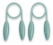 2 darabos Glamour függönyelkötő szett, Brampton, Amelia Home, 53 cm, Türkiz thumbnail 2