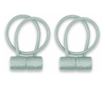 2 darabos Glamour mágneses függönyelkötő szett, Hamilton, Amelia Home, 46 cm, kék thumbnail 2