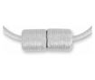 2 darabos Glamour mágneses függönyelkötő szett, Surrey, Amelia Home, 47 cm, fehér thumbnail 4