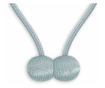 2 darabos Glamour mágneses függönyelkötő szett, Toronto, Amelia Home, 48 cm, szürke thumbnail 4