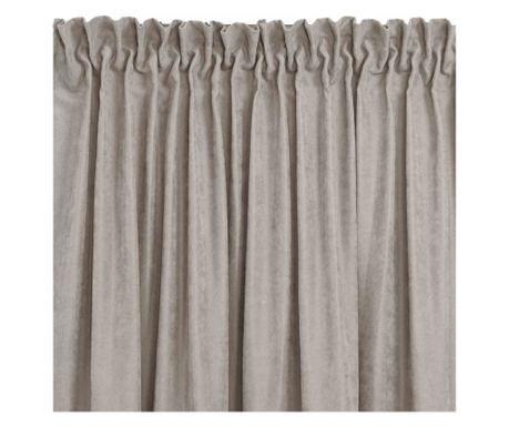 Draperie stil clasic cu rejansa tip fagure 5 cm, Milana, 210 g/mp, Homede, 140x245 cm, Cappuccino Milana 140x245  cm