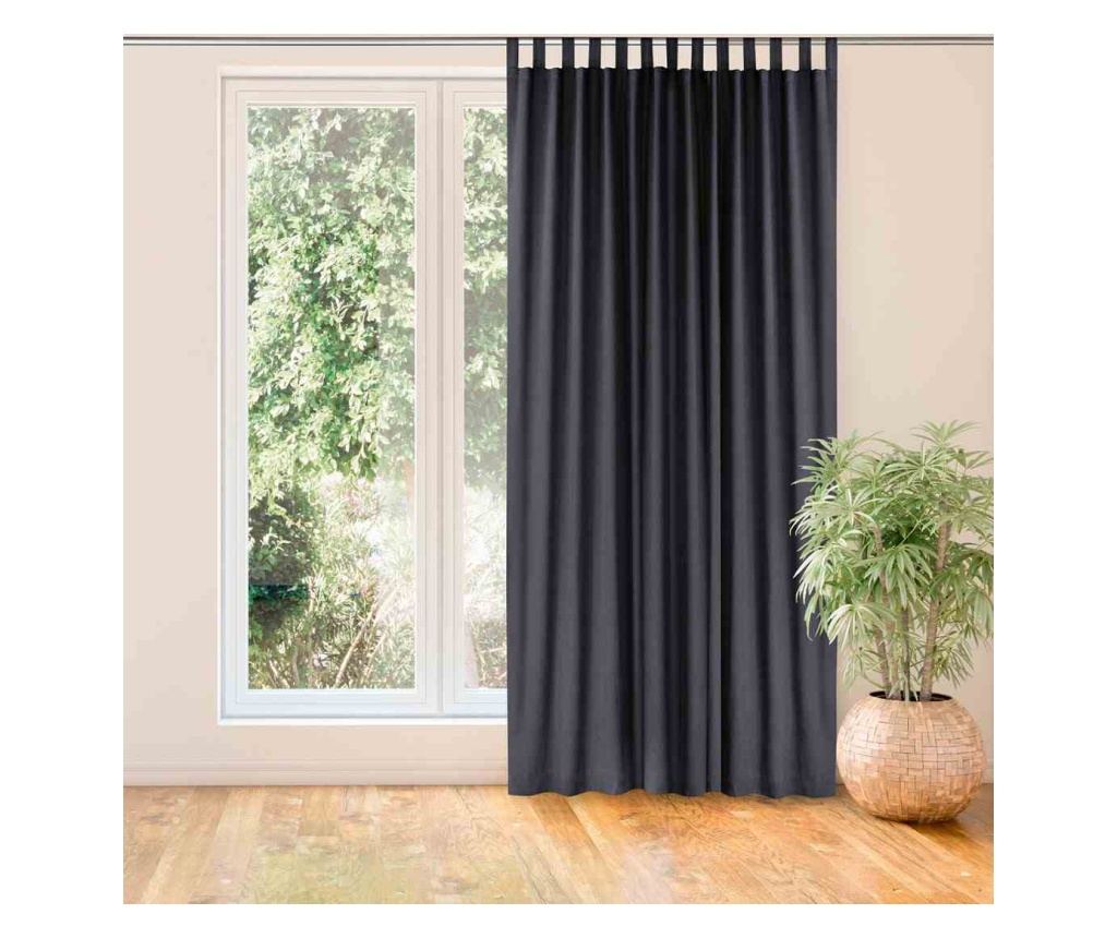 Klasszikus stílusú függöny 10 cm-es bújtatókkal, Milana, 210 g/m², Homede, 220x245 cm, Sötétszürke Milana 220x245 cm - 2