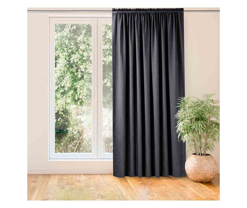 Klasszikus stílusú függöny 5 cm-es bújtatóval, Milana, 210 g/m², Homede, 560x225 cm, Sötétszürke Milana 560x225 cm - 2