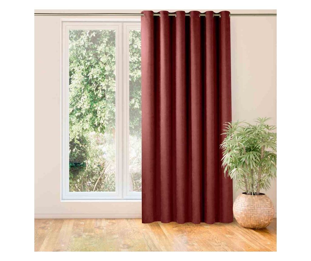 Klasszikus függöny arany karikákkal, Milana, 210 g/m², Homede, 220x300 cm, Korall Milana 220x300 cm - 2