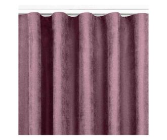 Klasszikus stílusú függöny rojtos szalaggal, 7 cm-es karnishoz, Milana, 210 g/nm, Homede, 220x175 cm, Rózsaszín Milana 220x175 c