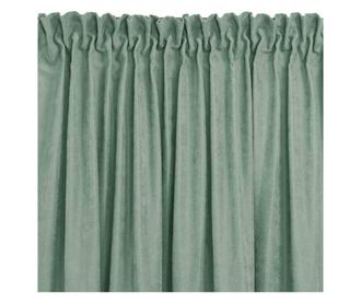 Klasszikus stílusú függöny 5 cm-es méhsejtes rátéttel, Milana, 210 g/nm, Homede, 280x300 cm, Világoszöld Milana 280x300 cm