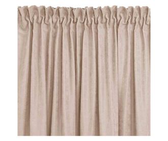 Klasszikus stílusú függöny 10 cm-es méhsejt típusú redővel, Milana, 210 g/nm, Homede, 560x270 cm, púderrózsaszín Milana 560x270