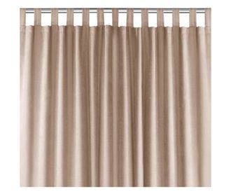 Klasszikus stílusú függöny 10 cm-es karnis fülekkel, Milana, 210 g/nm, Homede, 420x175 cm, Púderes rózsaszín Milana 420x175 cm