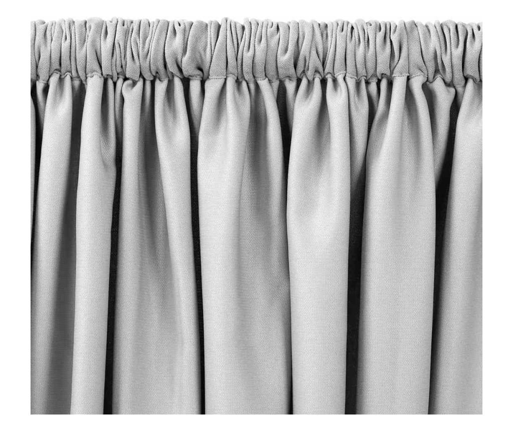 Klasszikus stílusú függöny 5 cm-es ráncoló szalaggal, Milana, 210 g/m², Homede, 560x300 cm, Sötétszürke Milana 560x300 cm - 6