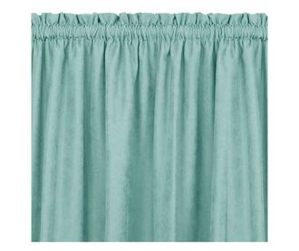 Klasszikus stílusú függöny 5 cm-es redővel, Milana, 210 g/nm, Homede, 220x270 cm, Türkiz Milana 220x270 cm
