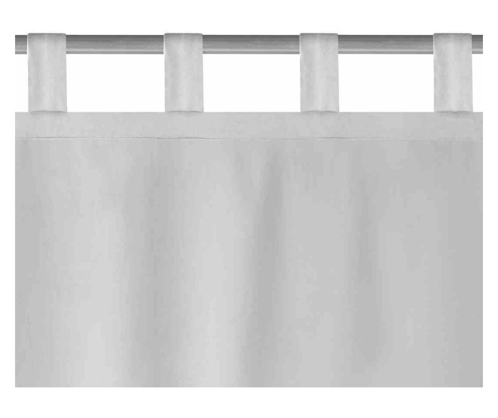 Klasszikus stílusú függöny 10 cm-es bújtatókkal, Milana, 210 g/m², Homede, 220x245 cm, Sötétszürke Milana 220x245 cm - 6
