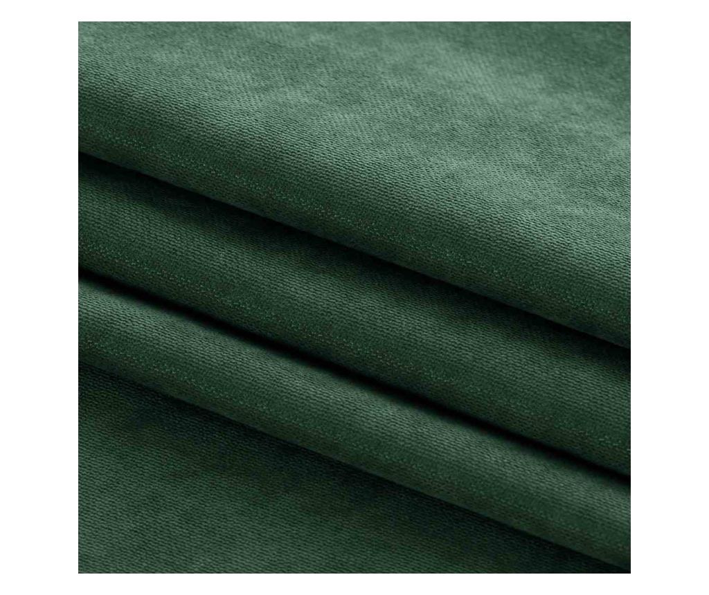 Draperie stil clasic cu rejansa tip fagure 7.5 cm, Milana, 210 g/mp, Homede, 140x175 cm, Verde Milana 140x175  cm - 5