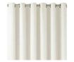 Класическа завеса със сребърни халки, Milana, 210 g/m², Homede, 280x245 cm, Cream Milana 280x245 cm
