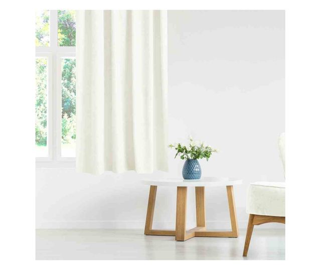 Klasszikus stílusú függöny, 10 cm-es méhsejtes rátéttel, Milana, 210 g/nm, Homede, 420x245 cm, Milana krém 420x245 cm