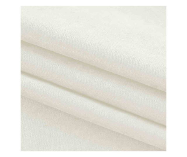 Klasszikus stílusú függöny, 10 cm-es méhsejtes rátéttel, Milana, 210 g/nm, Homede, 420x245 cm, Milana krém 420x245 cm