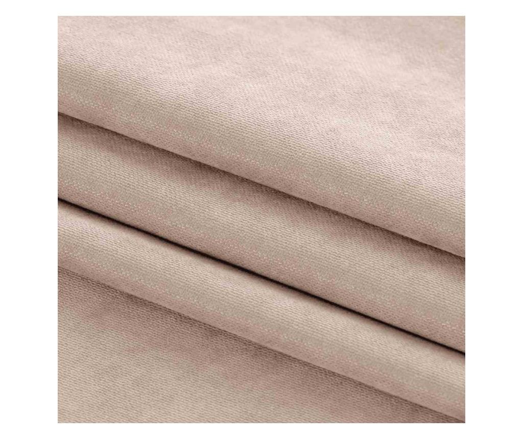Draperie stil clasic cu inele aurii , Milana, 210 g/mp, Homede, 560x270 cm, Roz pudra Milana 560x270 cm - 5