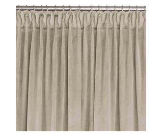 Méhsejt mintás 5 cm-es bársonyfüggöny, Vila, 210 g/nm, Homede, 135x270 cm, Krém Vila 135x270 cm