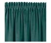 Кадифена завеса с 5 см лента за окачване тип пчелна пита, Vila, 210 гр/кв.м, Homede, 135x245 см, Тъмнозелена Vila 135x245 см