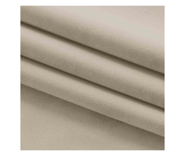 Méhsejt mintás 5 cm-es bársonyfüggöny, Vila, 210 g/nm, Homede, 135x270 cm, Krém Vila 135x270 cm