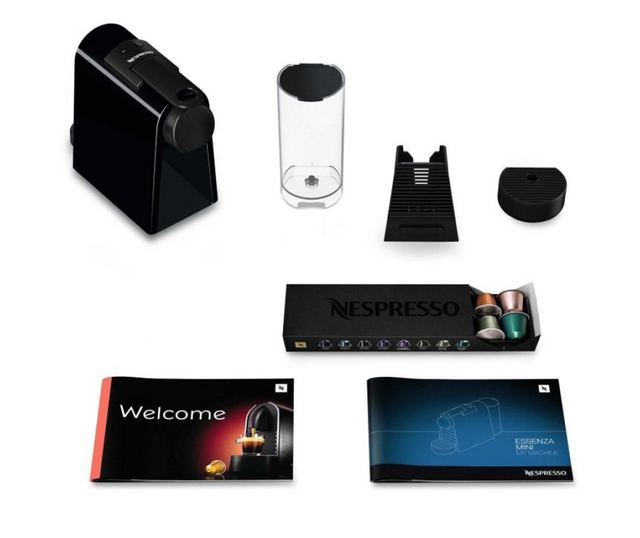 Espressor Delonghi Nespresso En 85.B Essenza Mini, 19 Bar, 1150 W, 0.6 L, Negru