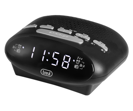 Trevi RC 821 D rádiós ébresztőóra fekete (0082100)