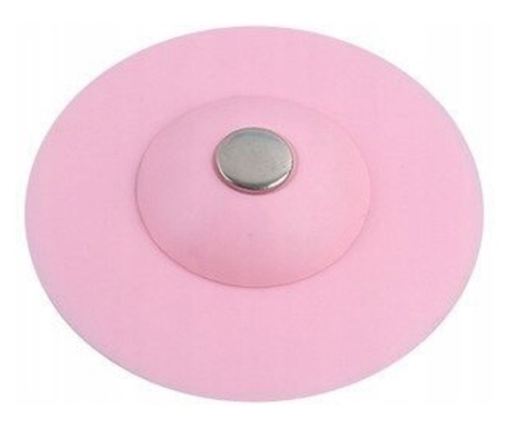 Dop/sita din silicon Bootic®, pentru cada sau chiuveta, diametru 10 cm - Roz