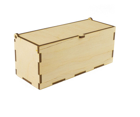 Drvena kutija s poklopcem 15x6x6cm