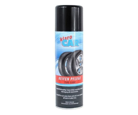 Spray intretinere anvelope auto, Klaro Car, 300 ml
