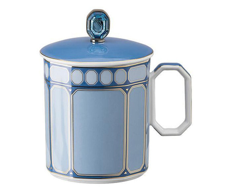 Чаша за чай/кафе МЪГ Rosenthal Swarovski Azure, Син