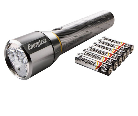 Energizer Vision HD Metal 6 AA LED kézilámpa nagy hatótáv 1500 lm  (E300690600)