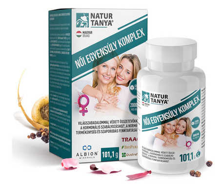 Női egyensúly komplex - a hormonális szabályozáshoz és termékenységhez - 101,1 g - Natur Tanya
