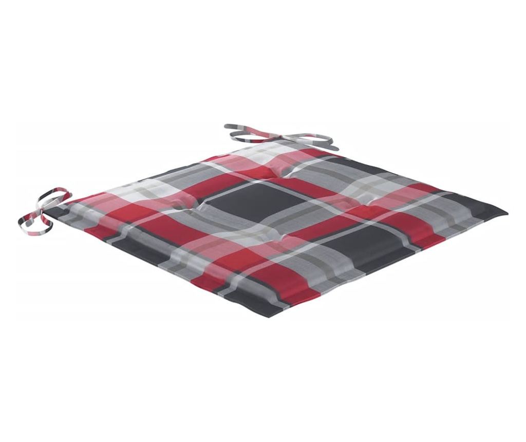 Градински столове с масичка за чай и възглавници, масивно акациево дърво - 8