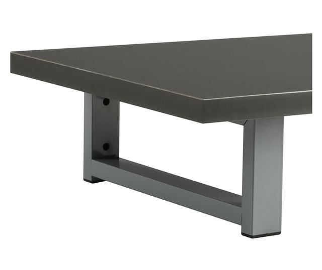 Set kupaonskog namještaja, 2 dijela, siva, keramika