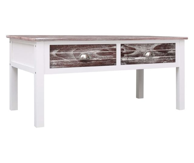 Stolić za kavu, smeđi, 100 x 50 x 45 cm, drvo