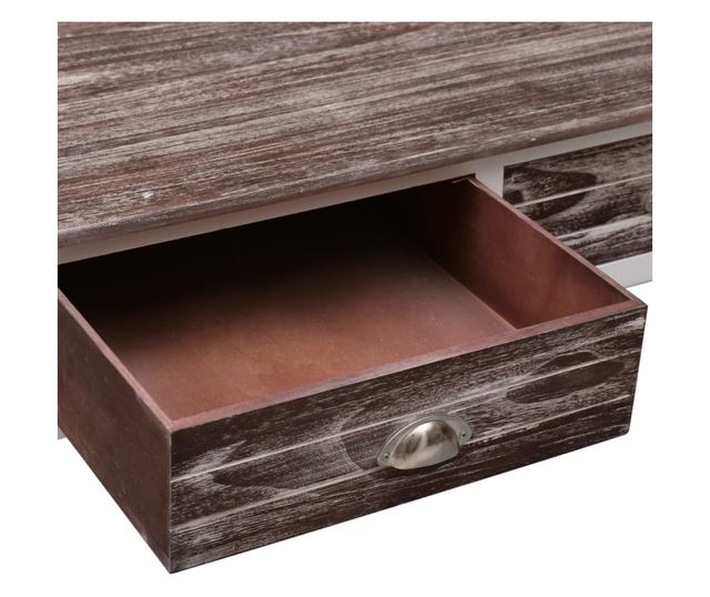 Stolić za kavu, smeđi, 100 x 50 x 45 cm, drvo