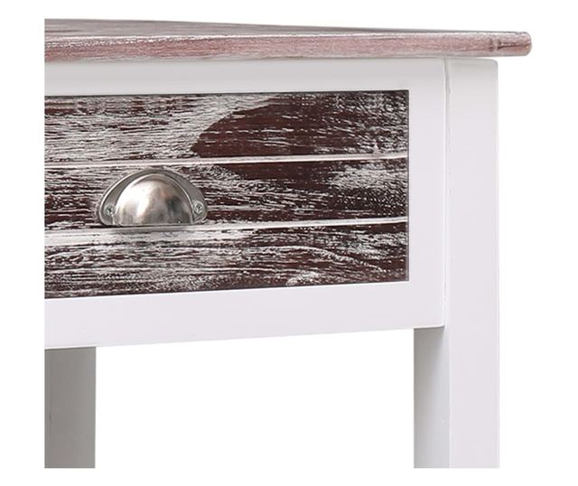 Stolić za kavu, smeđi, 100 x 50 x 45 cm, drvo