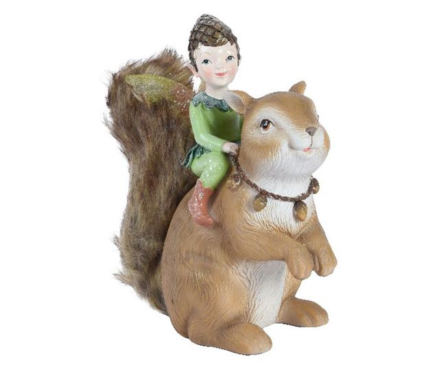 Figurina zana cu animalut, 18.5 cm