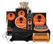 Pachet ingrijire barba, set cadou, 7 piese, Orange Edition, Envisha
