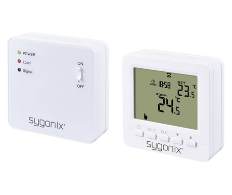 Sygonix Vezeték nélküli termosztát falra szerelhető (SY-5470190)